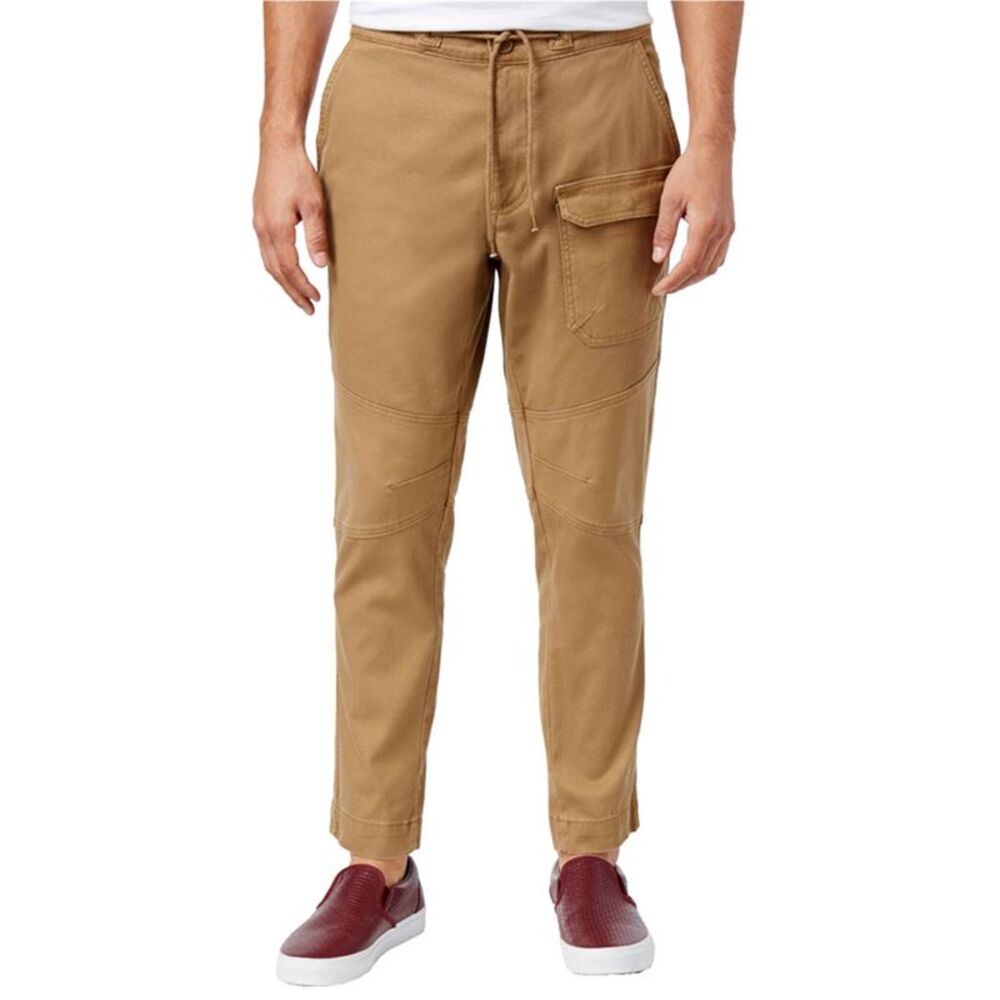 American Rag Mens Reverse Pieced Tapered Jogger Casual Pants, Brown, XLW x 29...